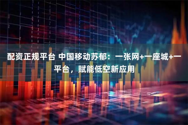 配资正规平台 中国移动苏郁：一张网+一座城+一平台，赋能低空新应用