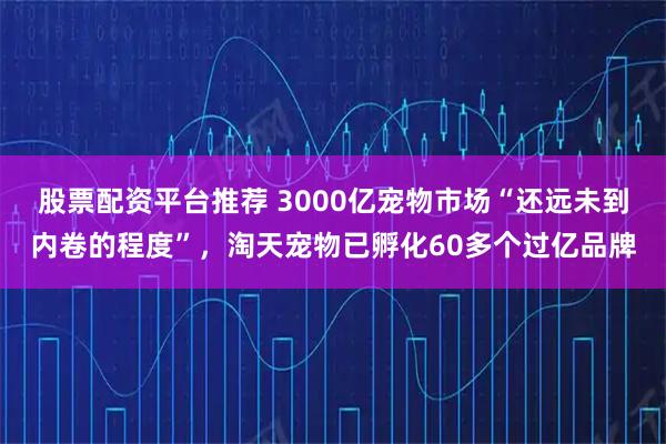 股票配资平台推荐 3000亿宠物市场“还远未到内卷的程度”，淘天宠物已孵化60多个过亿品牌